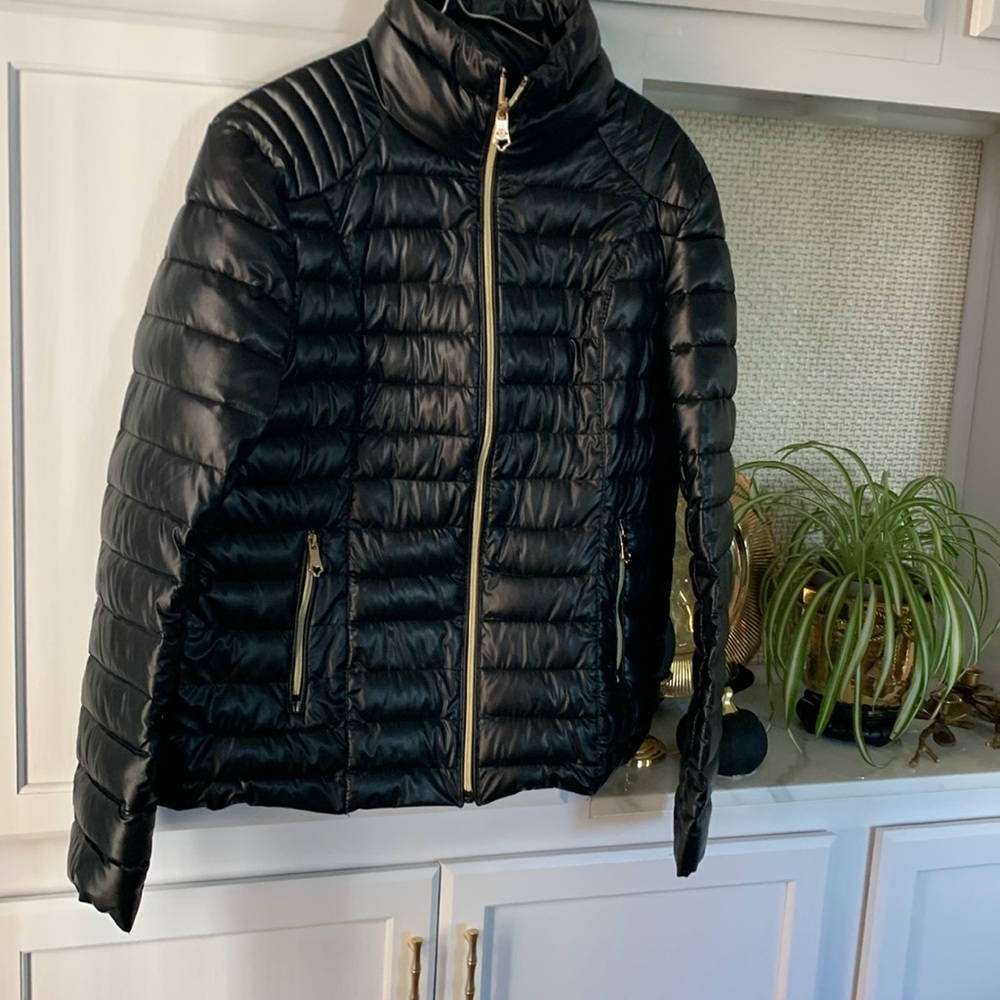 Nanette Lepore L black jacket gold hardware